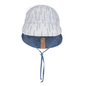 Baby Reversible Flap Hat (Sprig/Steele)