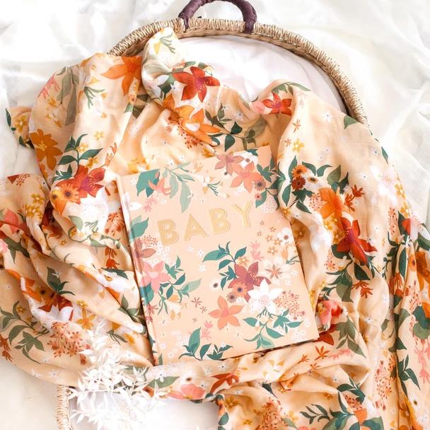 Floral Baby Book (Boxed)