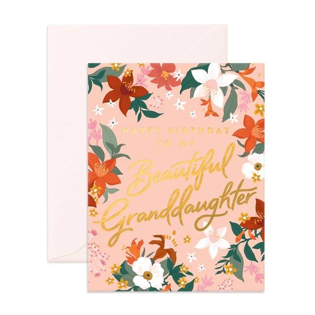 Beautiful Granddaughter Greeting Card