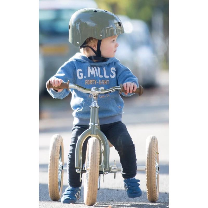 Vintage Green Helmet