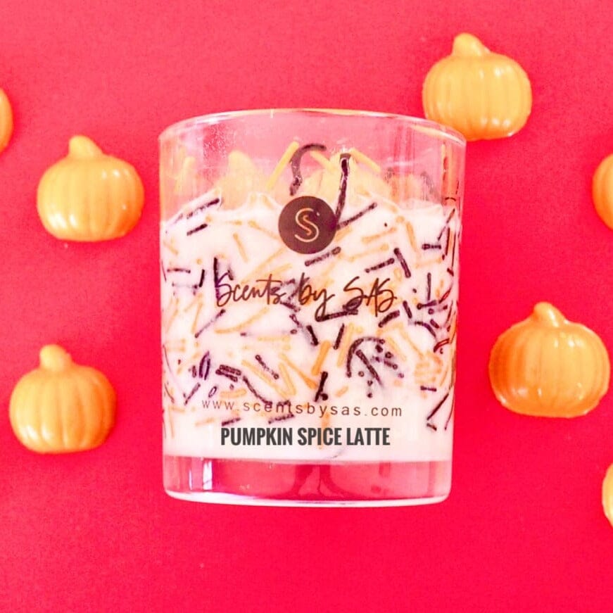 Halloween Spice Latte Candle