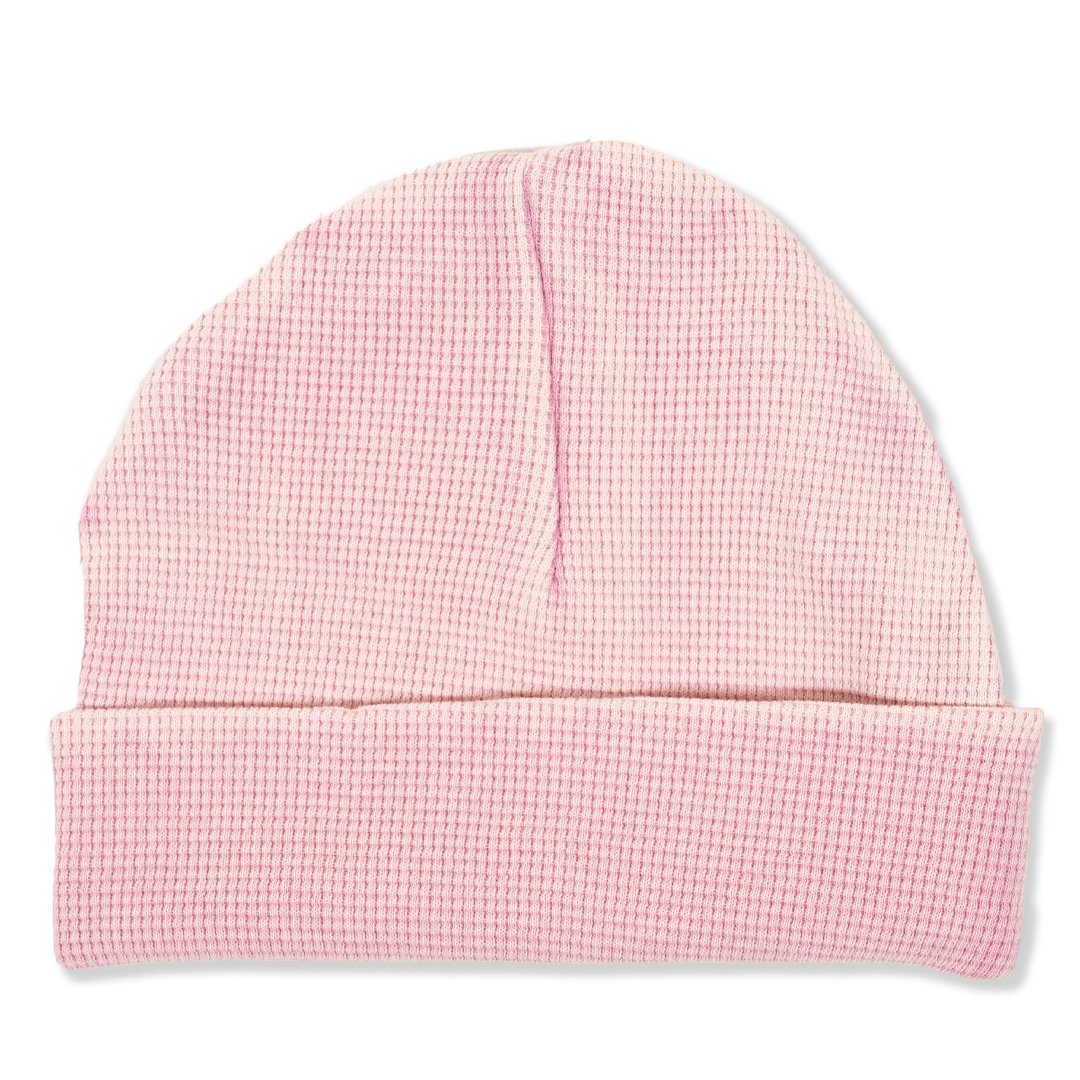 Vintage Pink Waffle Hat