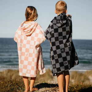 Hooded Towel (Blue Checkered)