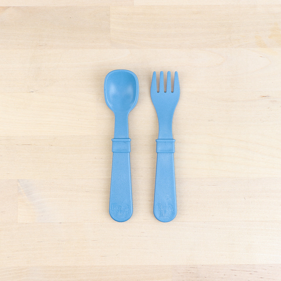 Fork and Spoon (Denim)