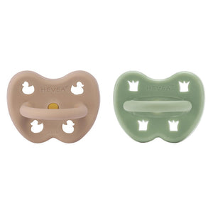 2 Pack Orthodontic Dummy (Tan Beige & Moss Green)