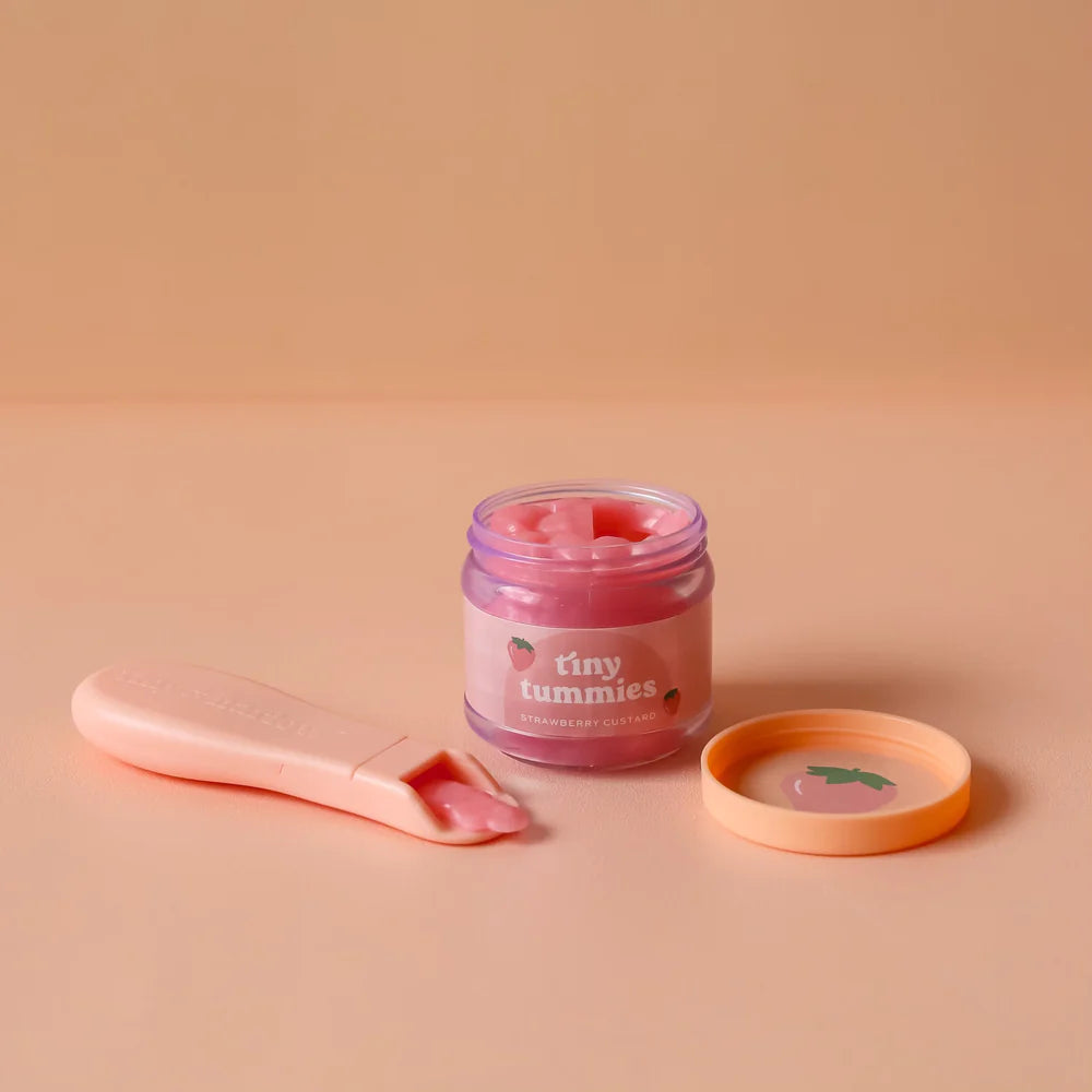 Magic Strawberry Custard Jar & Spoon