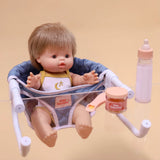 Dolls High Chair Seat (Denim)
