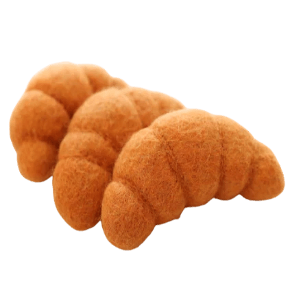Felt Mini Crossiants - 3 Piece