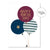 Preppy Balloons Greeting Card