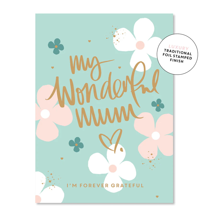My Wonderful Mum Greeting Card