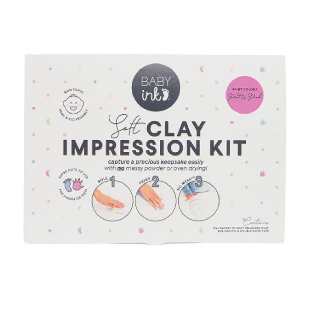 Soft Clay Impression Kit (Pink)