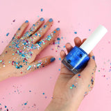 Water Based Scratch Off Nail Polish (Mermaid Blue)