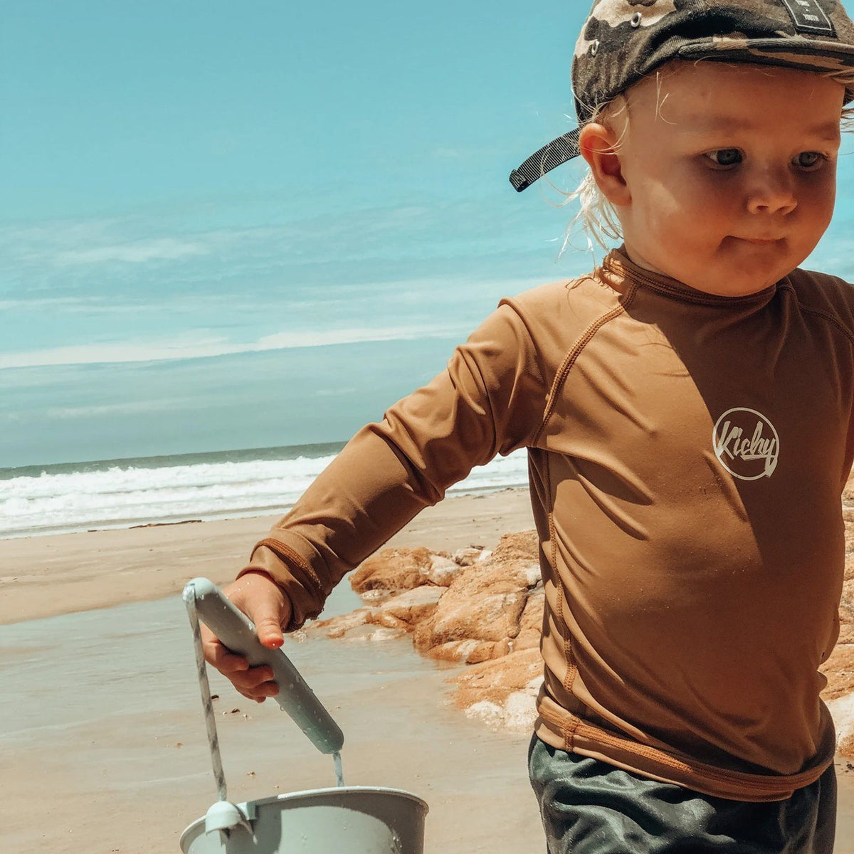 Rashguard Swim Top (Golden Mustard)