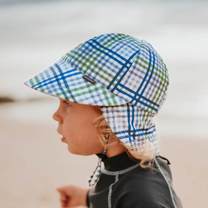 Boys Beach Legionnaire Hat (Check)