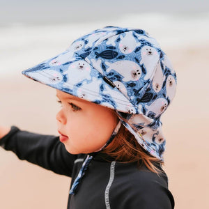 Kids Beach Legionnaire Hat (Seal)