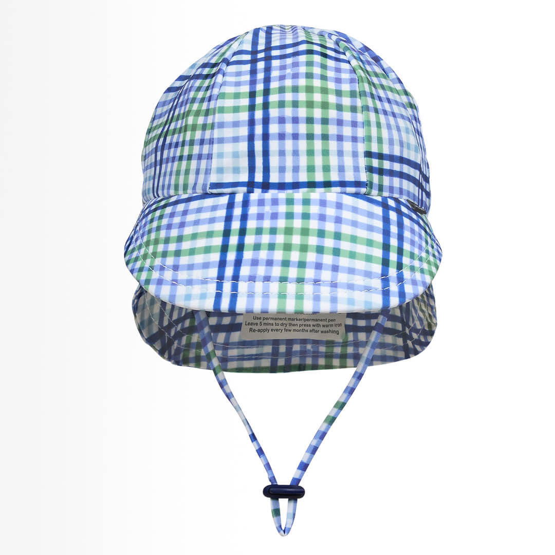 Boys Beach Legionnaire Hat (Check)
