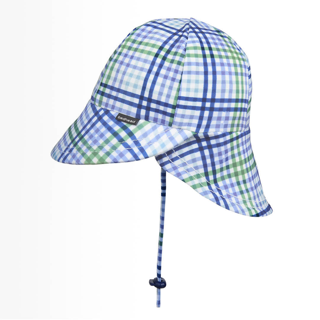 Boys Beach Legionnaire Hat (Check)