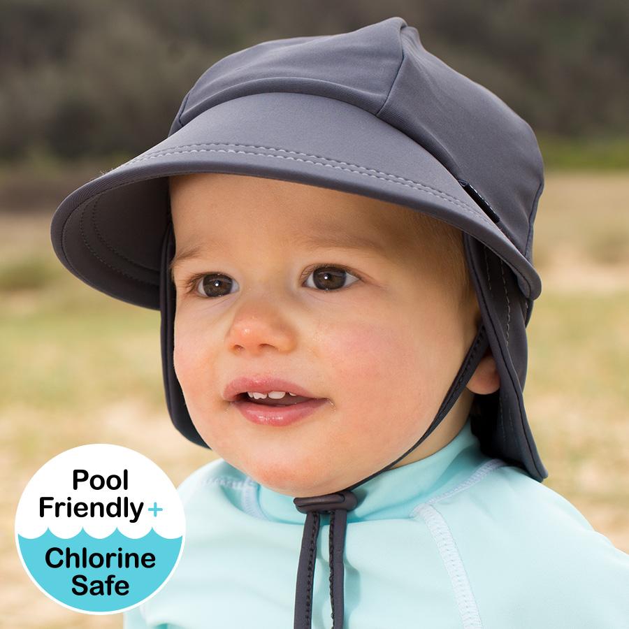 Boys Beach Legionnaire Hat (Slate)