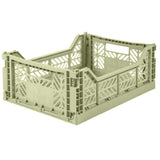 Midi Folding Crate (Lime Cream)