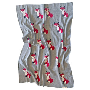 Fox Baby Blanket