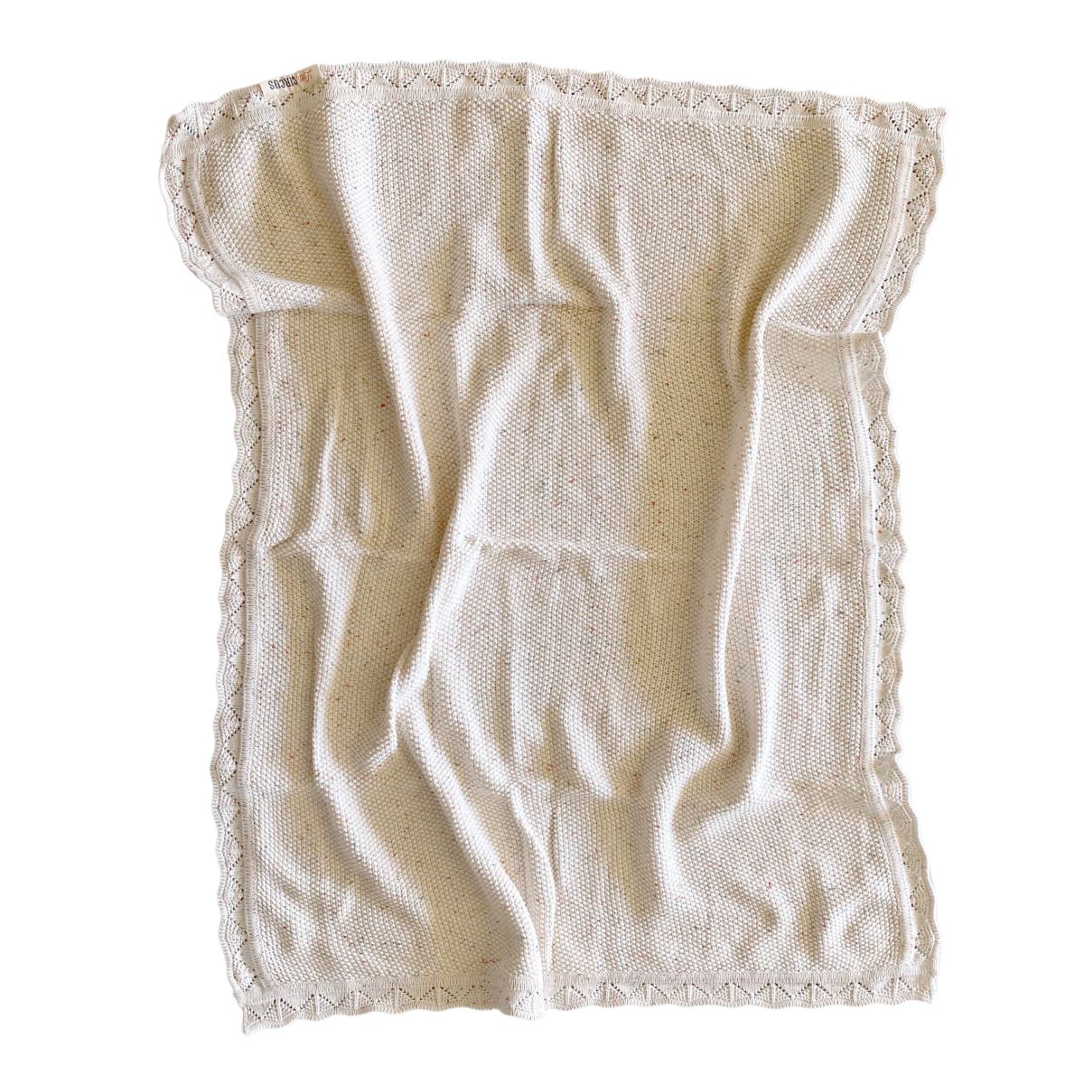 Speckled Baby Blanket (Cream)