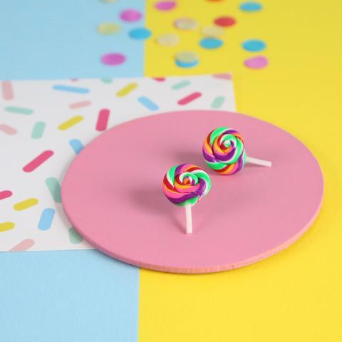 Lollipop Stud Earrings