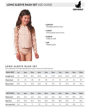 Long Sleeve Rash Set (Flower Power)