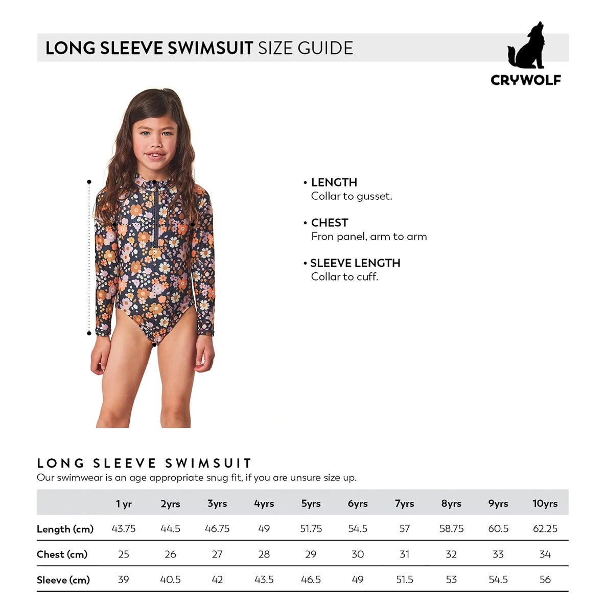 Long Sleeved Swimsuit (Festival)