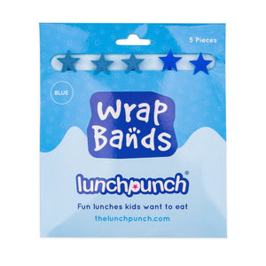 Silicone Wrap Bands (Blue)