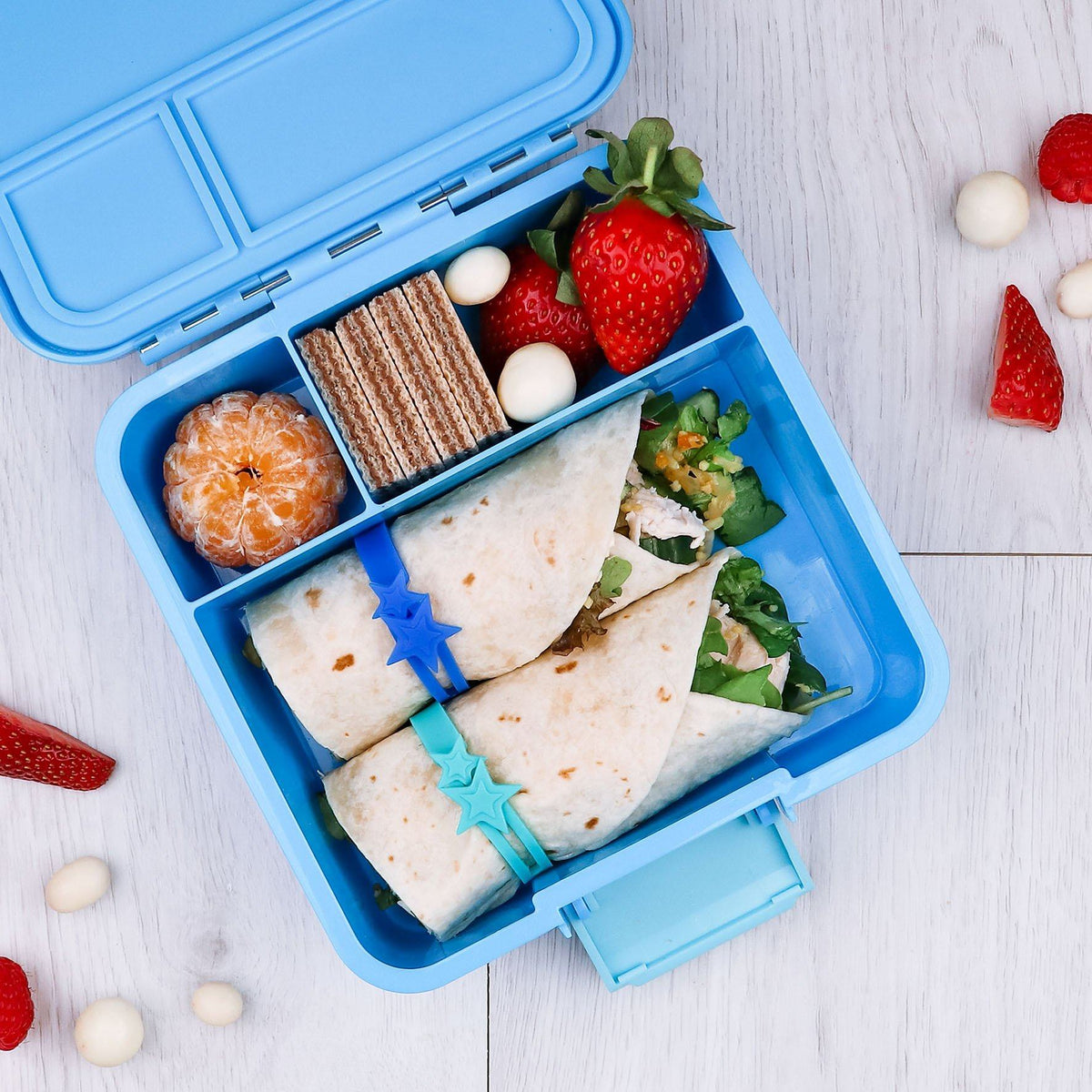 Silicone Wrap Bands (Blue)