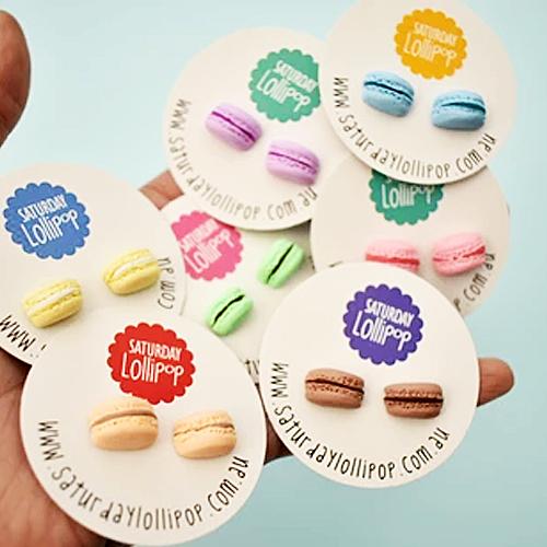 Macaron Stud Earrings