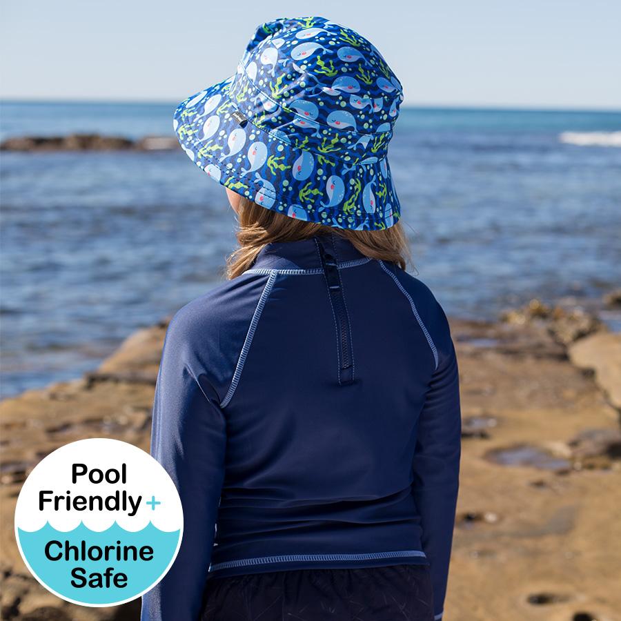 Kids Swim Rashie UPF50 (Marine)