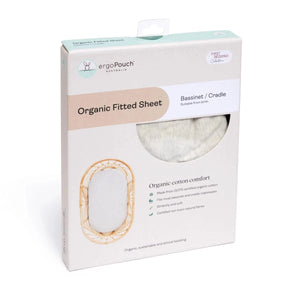 Organic Bassinet Fitted Sheet (Sage)