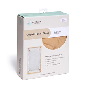 Organic Cot Fitted Sheet (Sage)