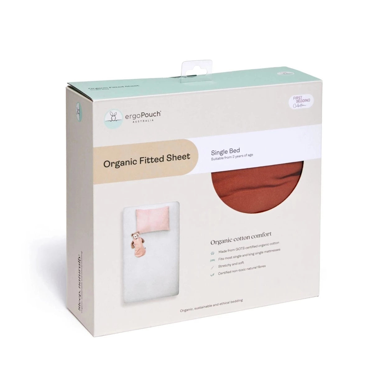 Organic SB Fitted Sheet (Wheat)