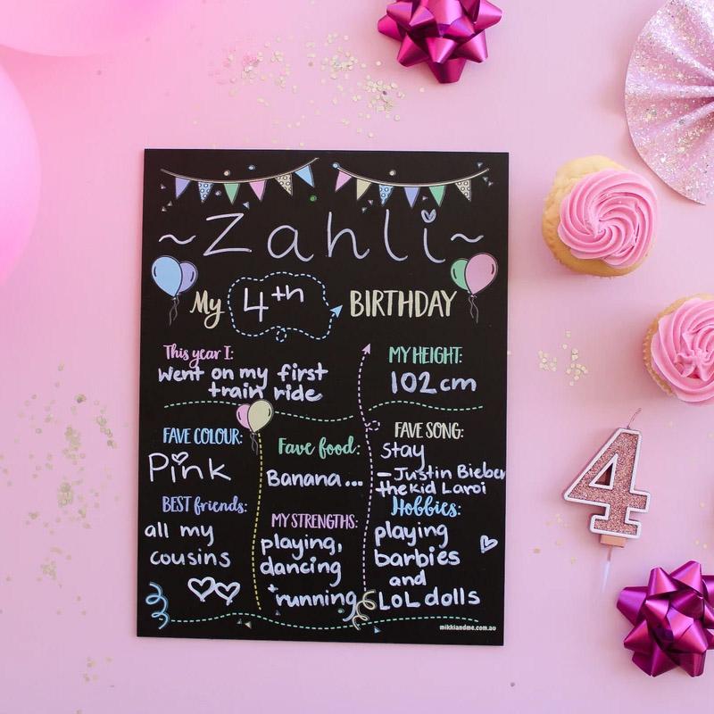 Birthday Board (Pastel)