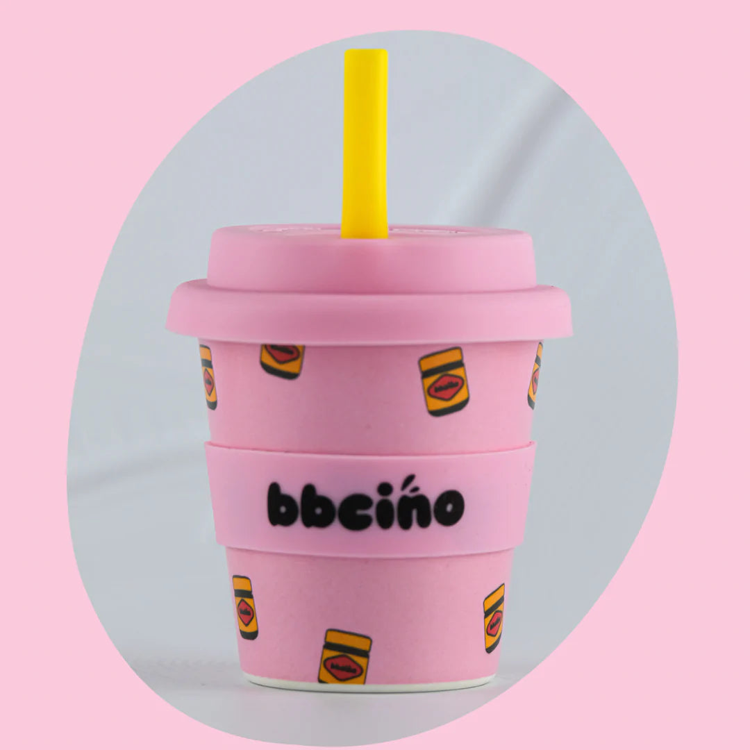 Mitey Good In Pink Bamboo Babycino Cup