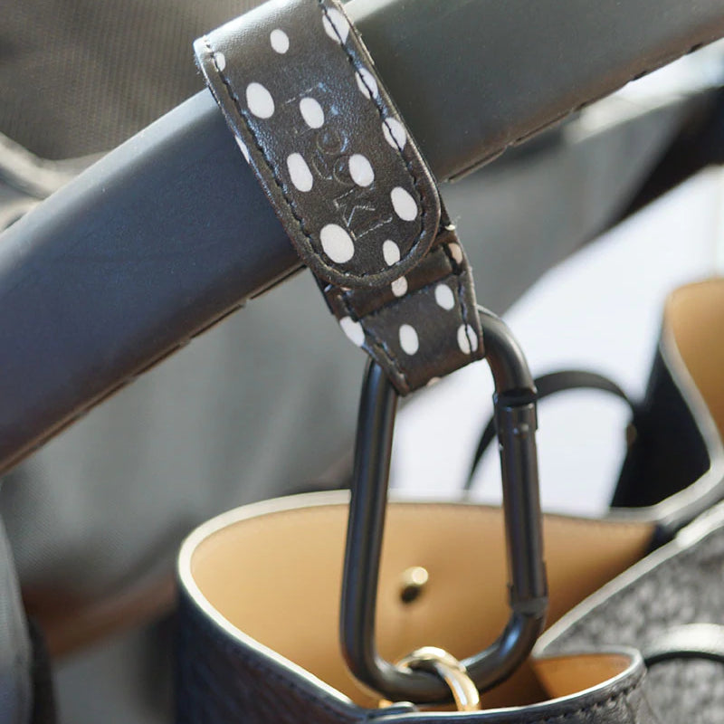 Duo Pram Clip Set (Dotty Black)