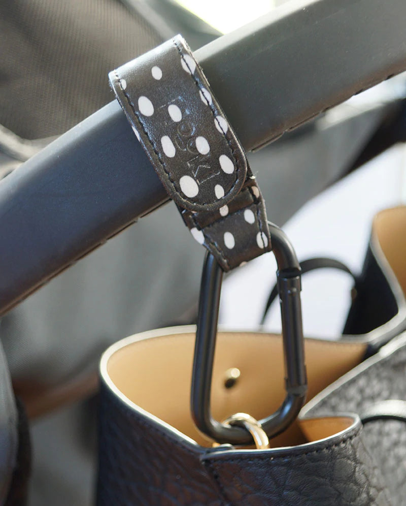 Duo Pram Clip Set (Dotty Black)