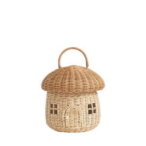 Rattan Mushroom Basket (Natural)