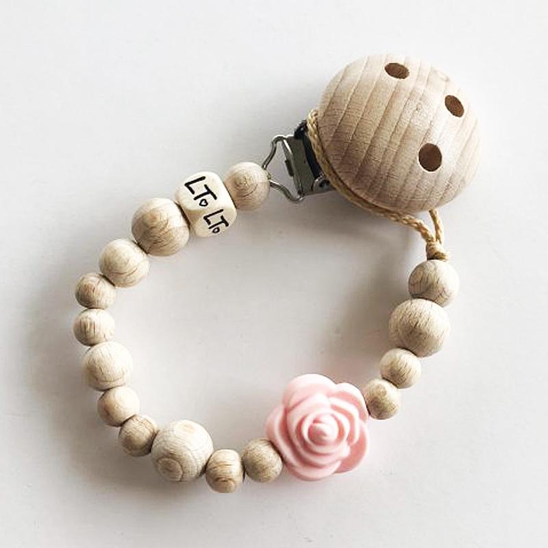 Wooden Dummy Chain (Rose Blossom)