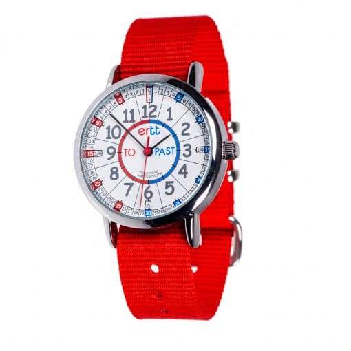 EasyRead Watch Red Strap (Red/Blue)