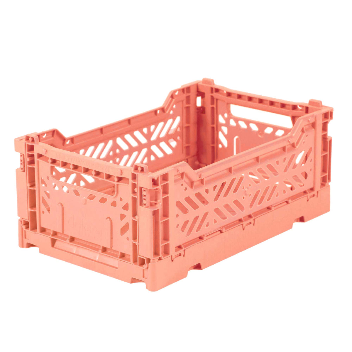 Mini Folding Crate (Salmon)