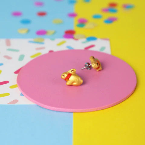 Easter Bunny Stud Earrings