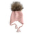 Single Pom Pom Knit Beanie (Baby Pink)