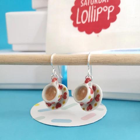 Teacup Dangley Earrings