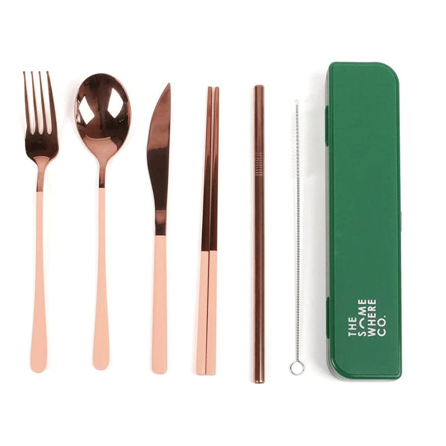Rose Gold/Blush Cutlery Kit