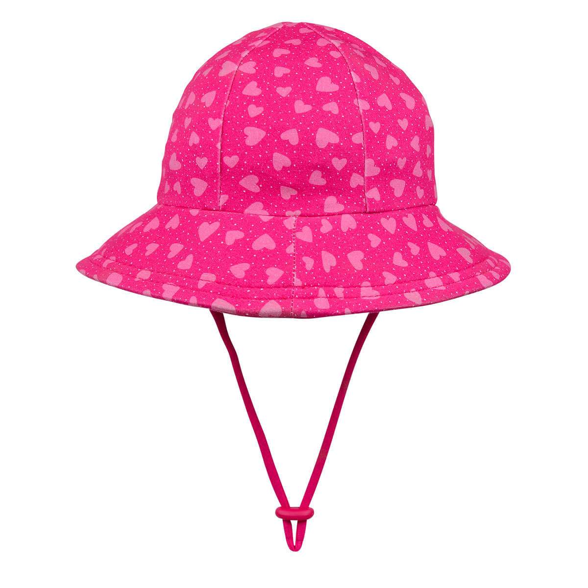 Girls Toddler Bucket Hat (Hearts)