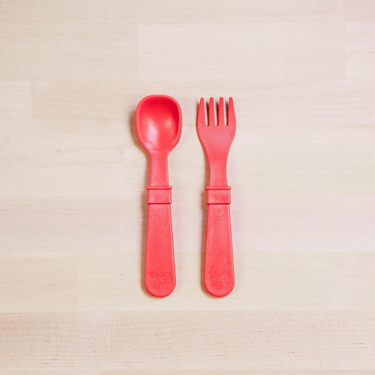 Fork and Spoon (Red)