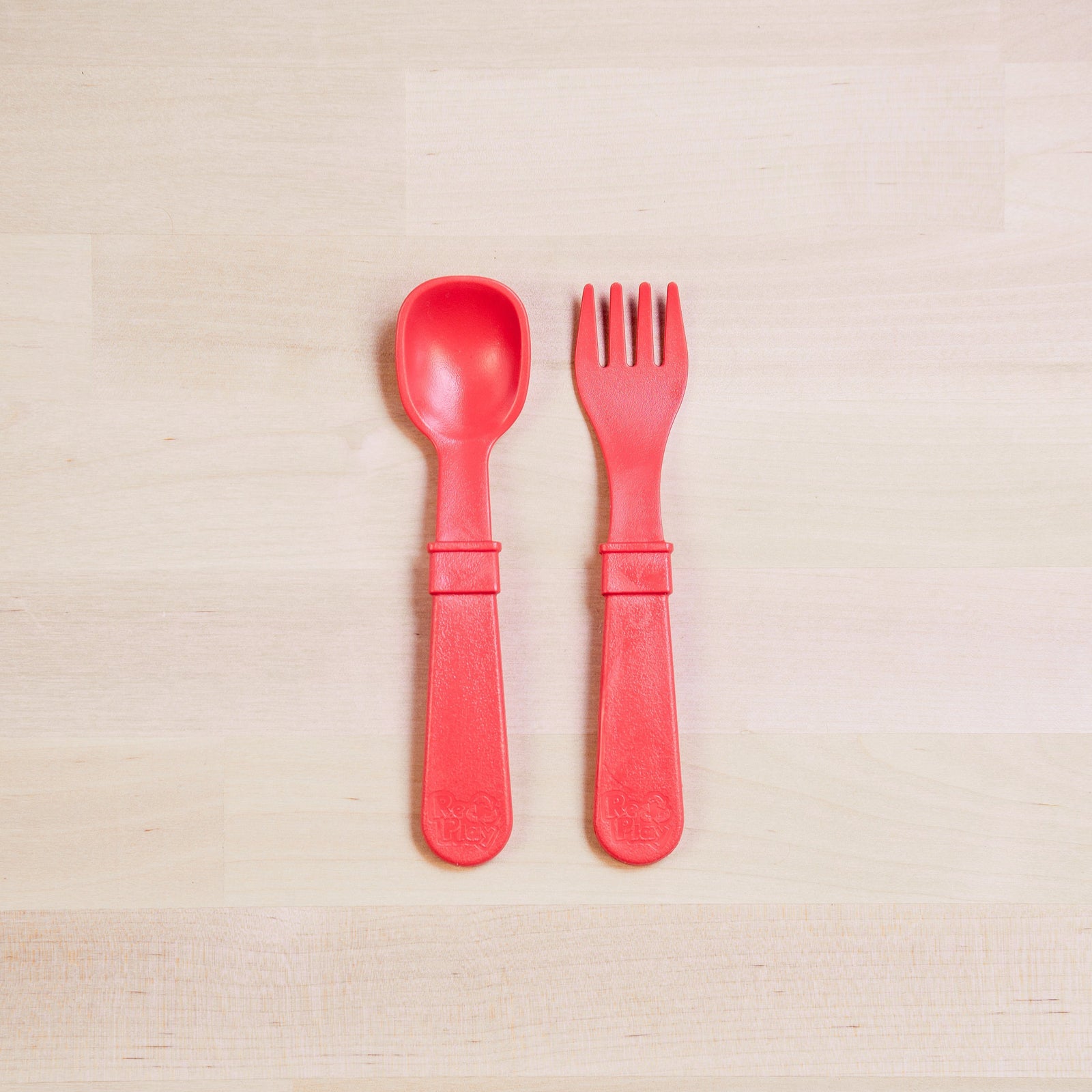 Fork and Spoon (Red)
